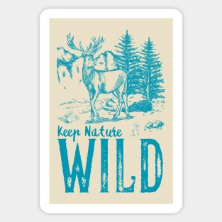 Wilderness Lover Nature Lover Buck Sticker